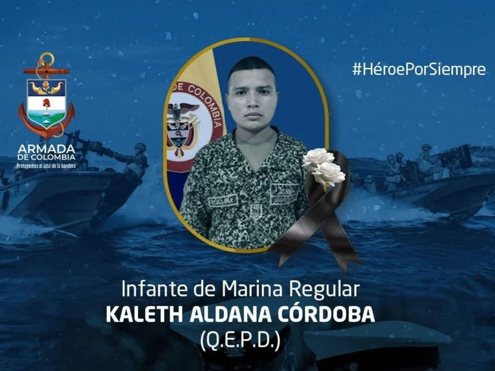 INFANTE DE MARINA MUERE ASESINADO EN ATAQUE A PUESTO MILITAR EN BAHÍA SOLANO