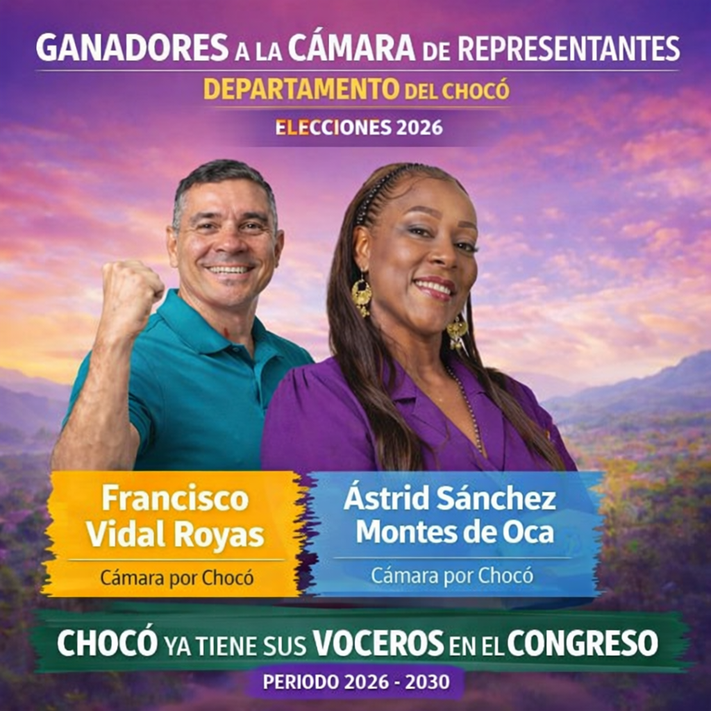 TRAS EL CONTEO TOTAL DE MESAS EN LOS 31 MUNICIPIOS DEL CHOCÓ, LAS CURULES DEPARTAMENTALES QUEDAN ENTRE EL PARTIDO LIBERAL Y PARTIDO DE LA U, AUNQUE YA SE AVISAN RECURSOS Y DEMANDAS ELECTORALES