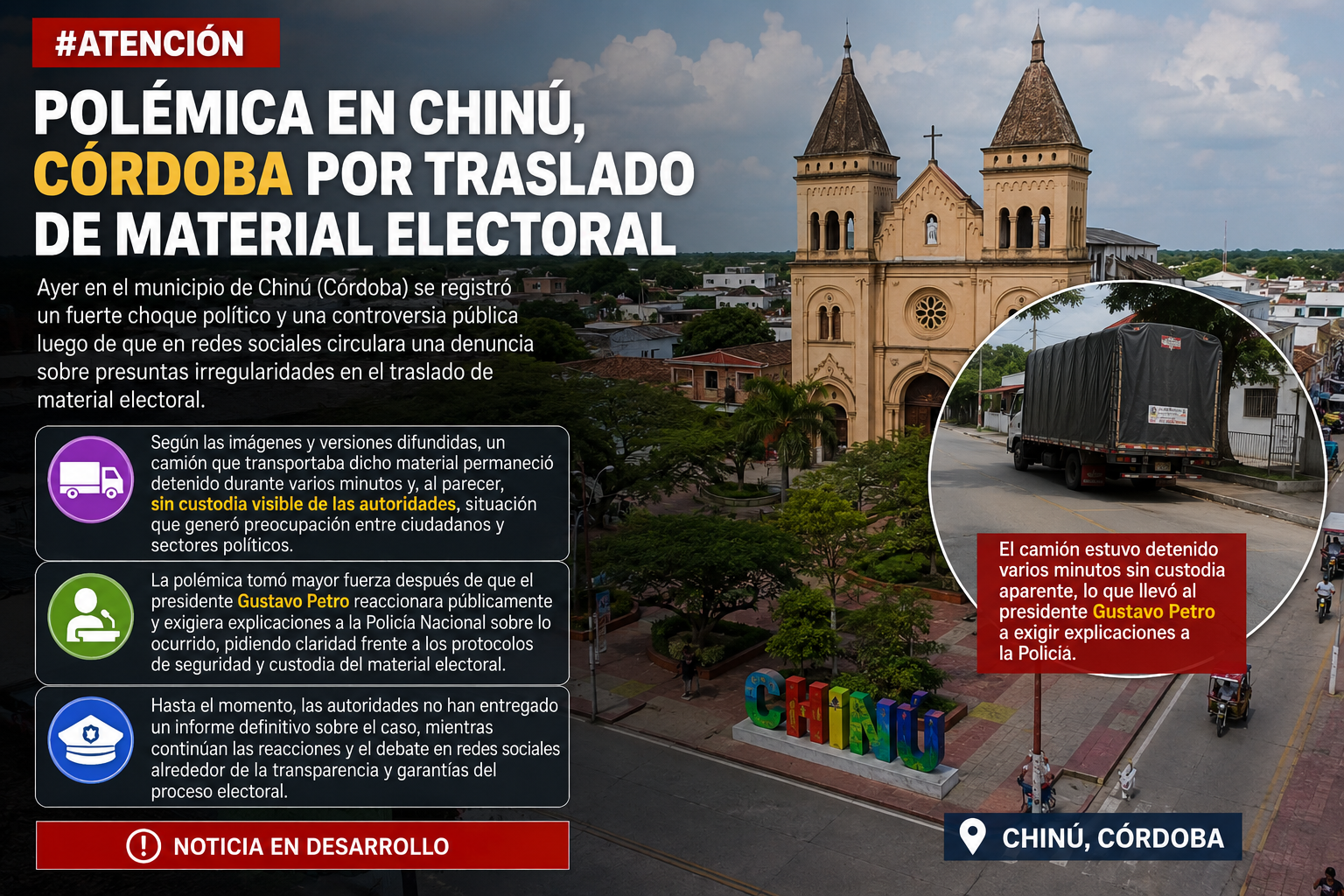 La Registraduría Nacional Invita  al Presidente Petro a no desinformar